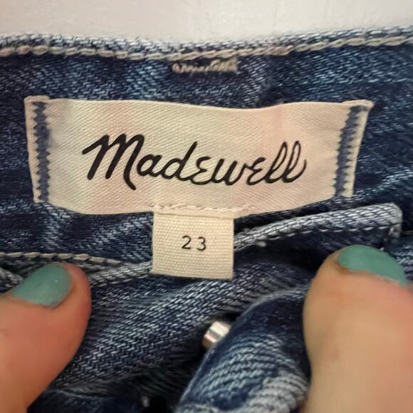 Madewell Baggy Straight Jeans Ensenada Wash SZ 23 - Picture 5 of 6